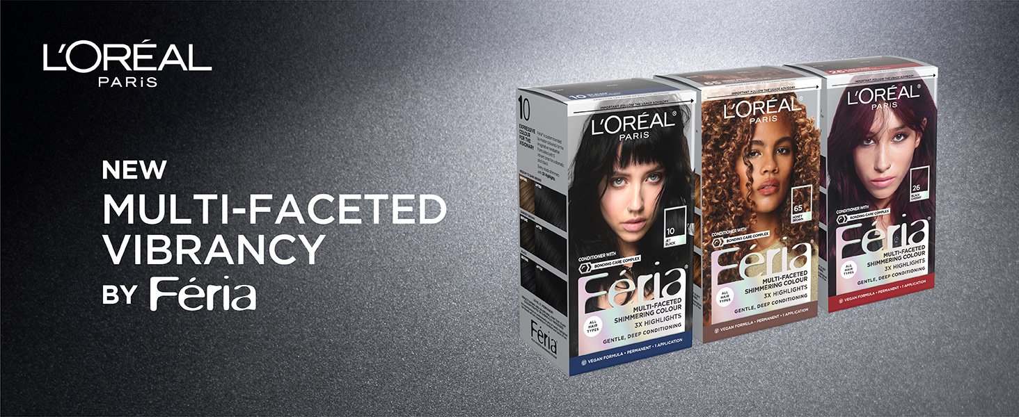 LOreal Haircolor Feria Shimmering FullmgD 1 1A